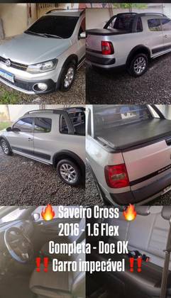 VOLKSWAGEN SAVEIRO 1.6 CROSS CD 16V FLEX 2P MANUAL